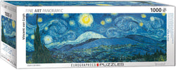 Puzzle: Panoramic Puzzles - Starry Night Panorama (Expanded from original) by Vincent van Gogh (ONLINE ORDER ONLY)