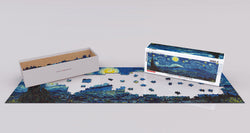Puzzle: Panoramic Puzzles - Starry Night Panorama (Expanded from original) by Vincent van Gogh (ONLINE ORDER ONLY)