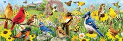 Puzzle: Panoramic Puzzles - Garden Birds Panoramic by Greg Giordano (ONLINE ORDER ONLY)