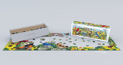 Puzzle: Panoramic Puzzles - Garden Birds Panoramic by Greg Giordano (ONLINE ORDER ONLY)
