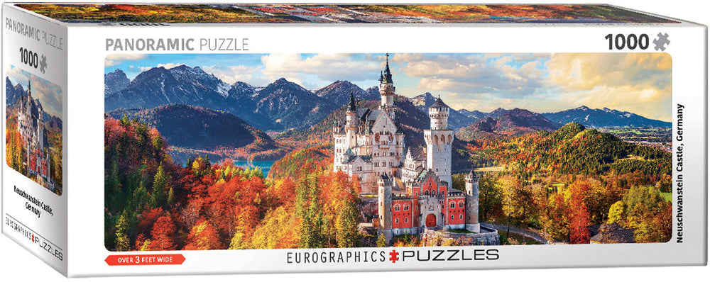 Puzzle: Photography Panoramic - Neuschwanstein Castle in Autumn (ONLINE ORDER ONLY)