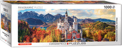 Puzzle: Photography Panoramic - Neuschwanstein Castle in Autumn (ONLINE ORDER ONLY)