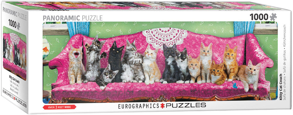 Puzzle: Panoramic Puzzles - Kitty Cat Couch (ONLINE ORDER ONLY)