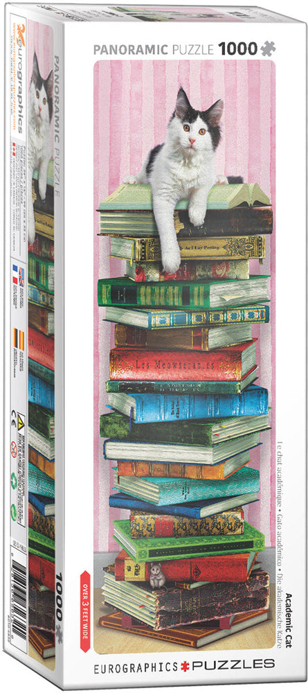 Puzzle: Panoramic Puzzles - Academic Cat (ONLINE ORDER ONLY)