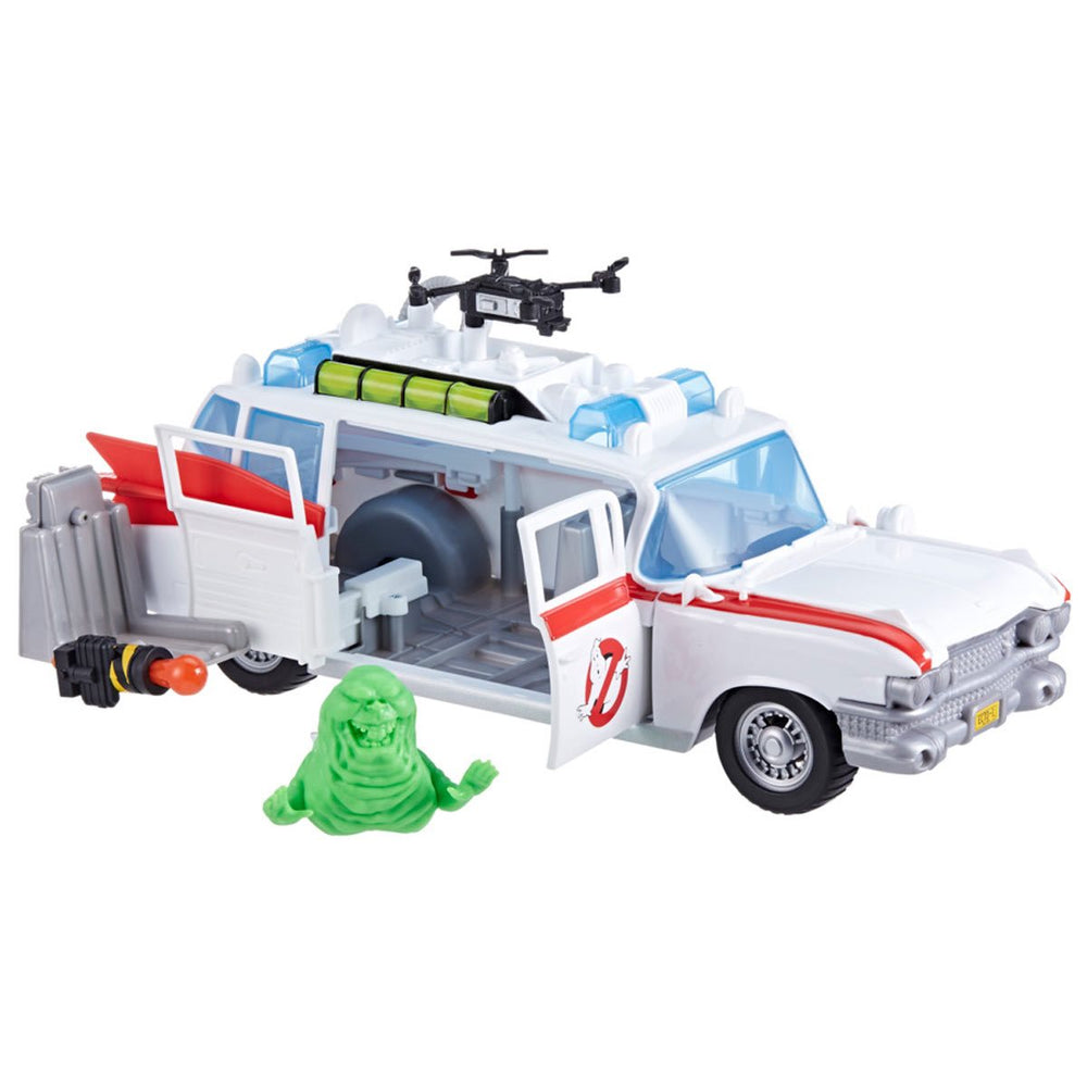 Ghostbusters Track & Trap Ecto-1 Toy Vehicle with Fright Features Ecto-Stretch Tech Slimer (Online Order Only)