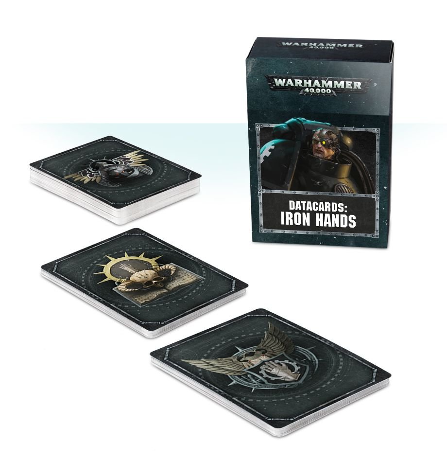 Warhammer 40K: Iron Hands - Datacards (ONLINE ORDER ONLY)