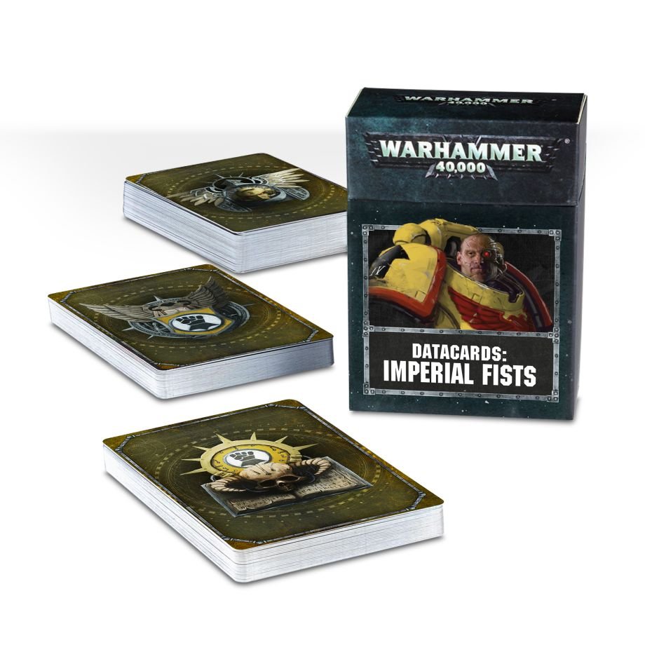 Warhammer 40K: Imperial Fists - Datacards (ONLINE ORDER ONLY)