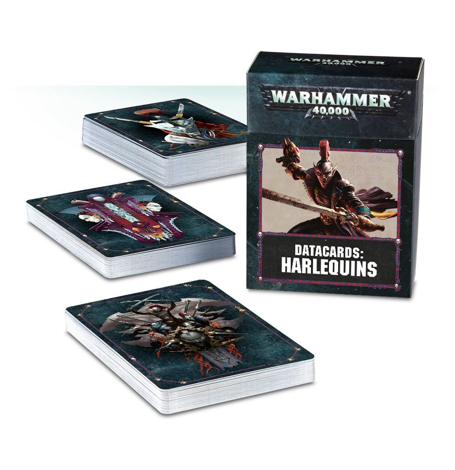 Warhammer 40K: Harlequins - Datacards (ONLINE ORDER ONLY)