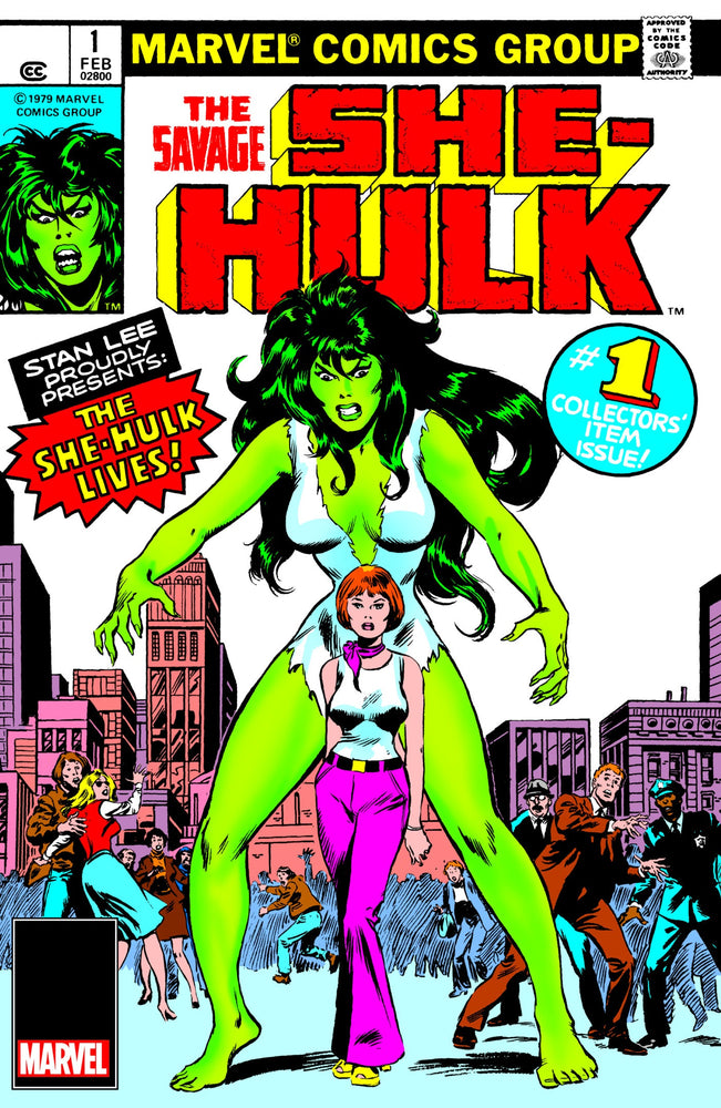 Savage She-Hulk #1 Facsimile Edition John Buscema Stan Lee (12/28/2022) Marvel (ONLINE ORDER ONLY)