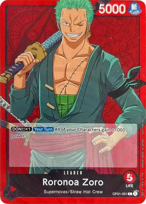 Roronoa Zoro [One Piece Demo Deck Cards]