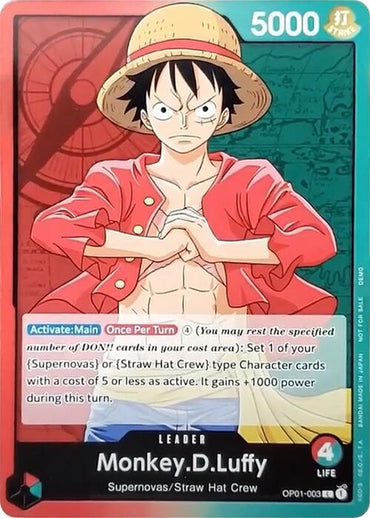 Monkey.D.Luffy [One Piece Demo Deck Cards] (ONLINE ORDER ONLY)