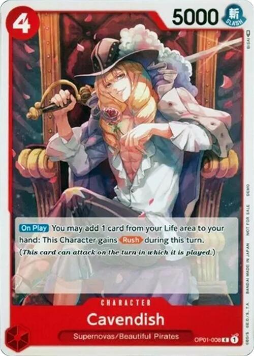 Cavendish [One Piece Demo Deck Cards] (ONLINE ORDER ONLY)