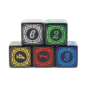 Magic Burst 16mm d6 Number Dice (Various colors) (Online Only)