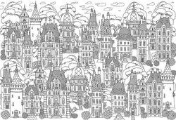 Puzzle: Color-Me Collection - Town Houses (ONLINE ORDER ONLY)