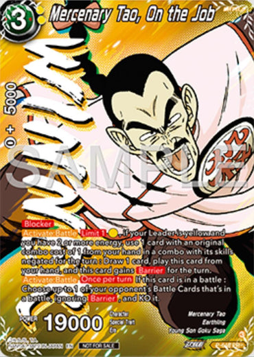 Mercenary Tao, On the Job (Winner) (P-648) [Tournament Promotion Cards] (ONLINE ORDER ONLY)