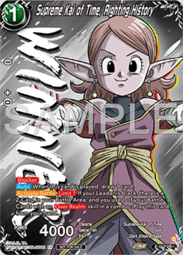 Supreme Kai of Time, Righting History (Winner) (P-652) [Tournament Promotion Cards] (ONLINE ORDER ONLY)