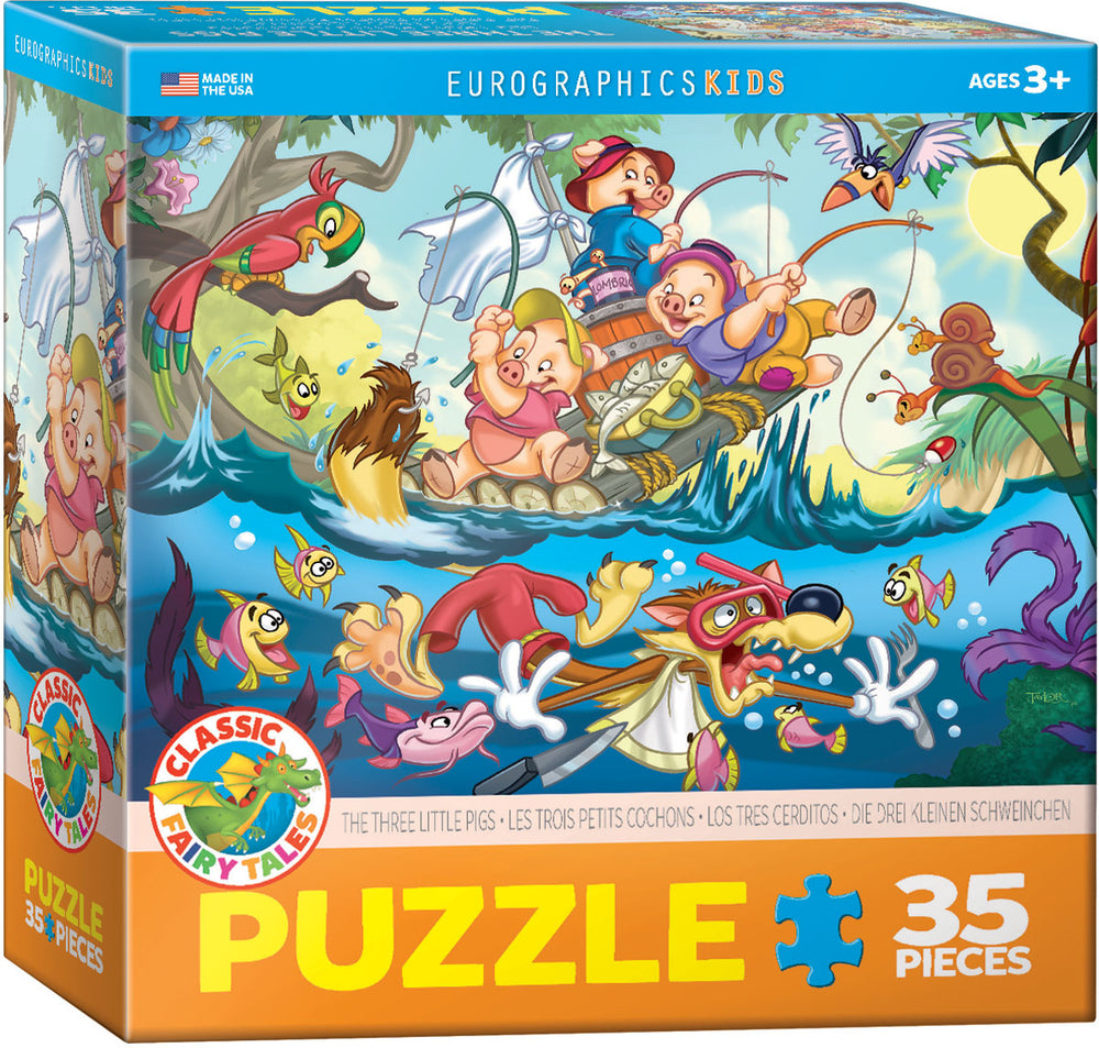 Puzzle: Classic Fairy Tales - The Three Little Pigs (ONLINE ORDER ONLY)