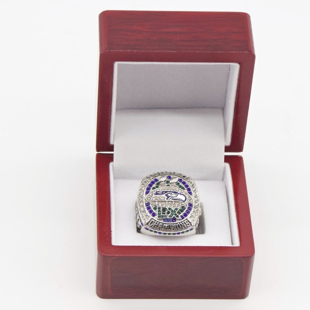 New 2025 Seahawks Championship Ring – Super Bowl 60 Fan Replica Ring