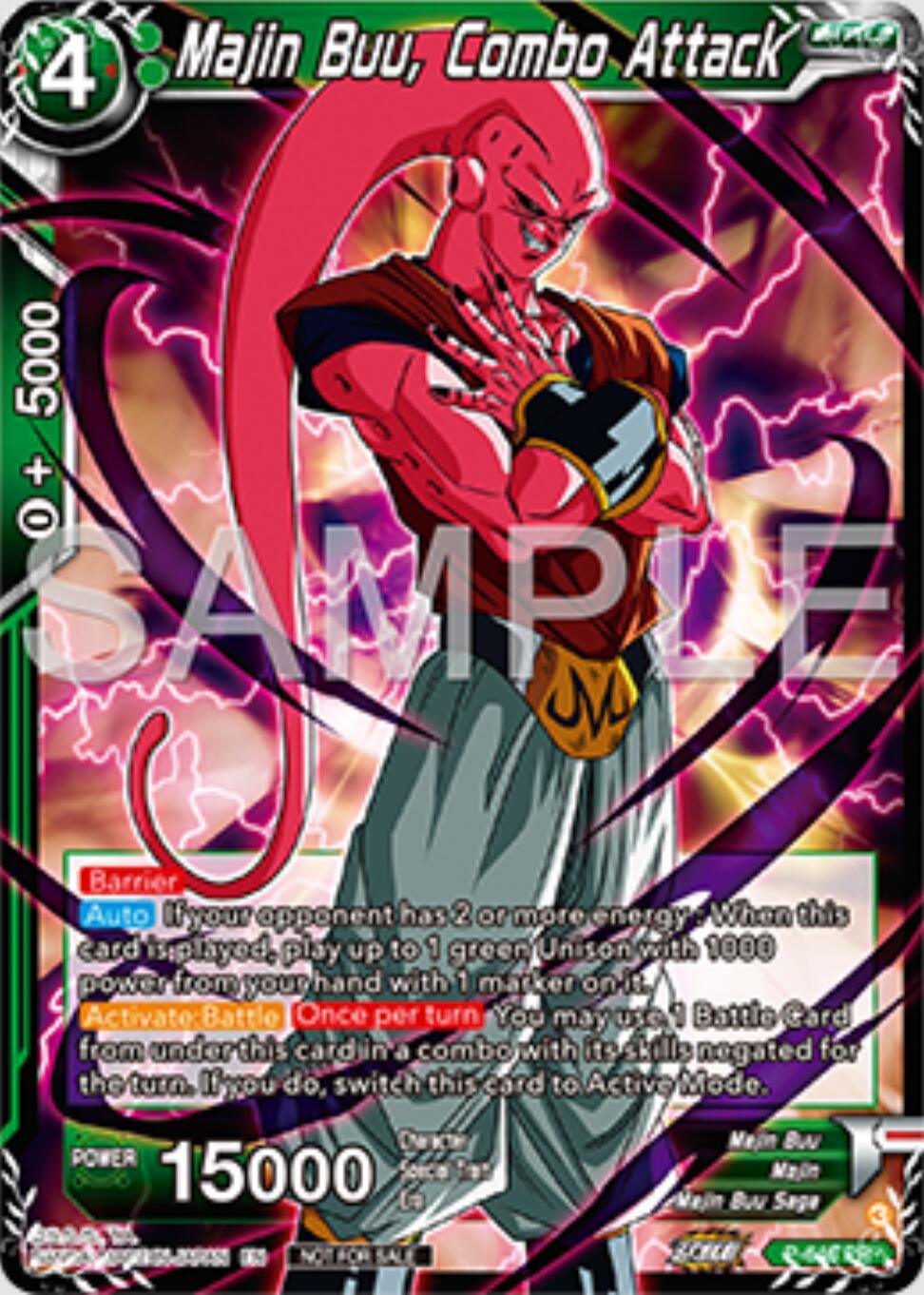 Majin Buu, Combo Attack (P-646) [Tournament Promotion Cards] (ONLINE ORDER ONLY)