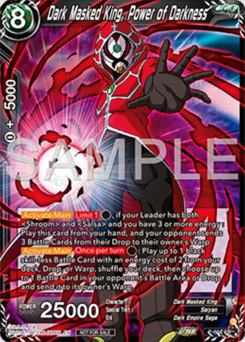 Dark Masked King, Power of Darkness (P-654) [Tournament Promotion Cards] (ONLINE ORDER ONLY)