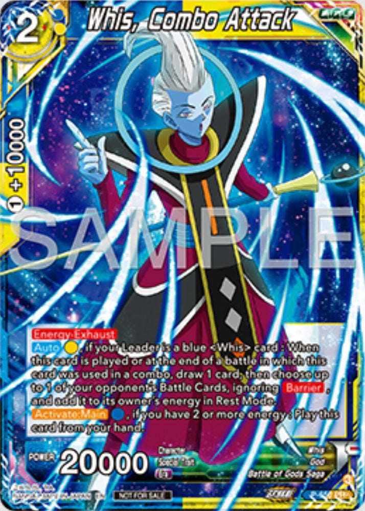 Whis, Combo Attack (P-656) [Tournament Promotion Cards] (ONLINE ORDER ONLY)