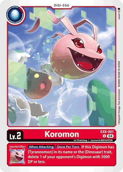 Koromon [EX8-001] [Chain of Liberation] (ONLINE ORDER ONLY)