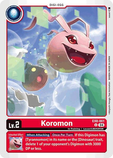 Koromon [EX8-001] [Chain of Liberation] (ONLINE ORDER ONLY)