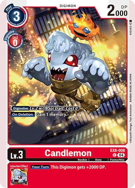Candlemon [EX8-008] [Chain of Liberation] (ONLINE ORDER ONLY)