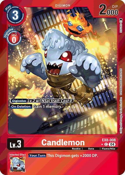 Candlemon [EX8-008] (Limited Foil) [Chain of Liberation] (ONLINE ORDER ONLY)