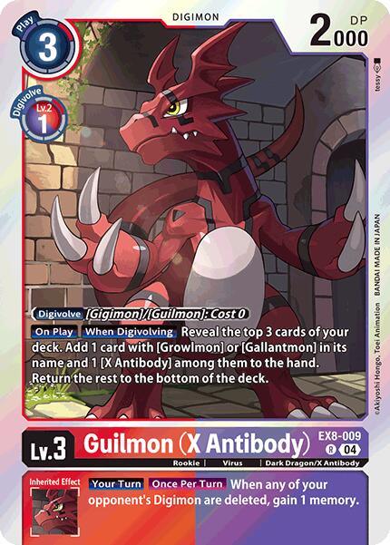 Guilmon (X Antibody) [EX8-009] [Chain of Liberation] (ONLINE ORDER ONLY)