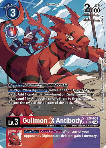 Guilmon (X Antibody) [EX8-009] (Alternate Art) [Chain of Liberation] (ONLINE ORDER ONLY)