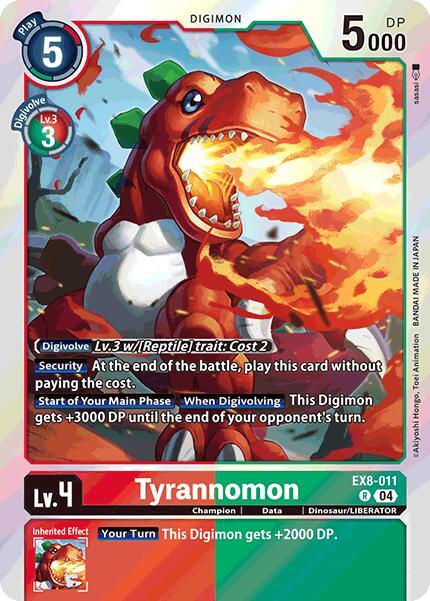 Tyrannomon [EX8-011] [Chain of Liberation] (ONLINE ORDER ONLY)