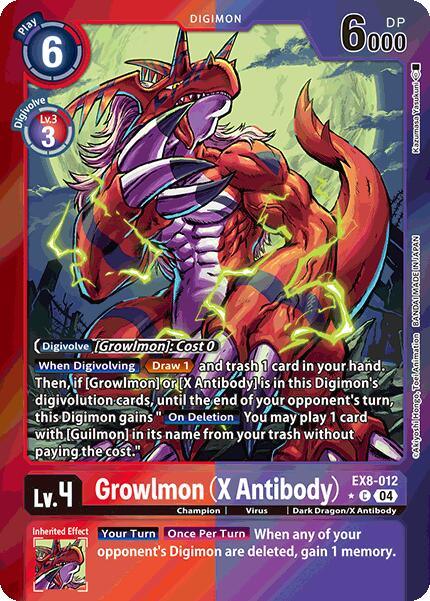 Growlmon (X Antibody) (Limited Foil) [Chain of Liberation] (ONLINE ORDER ONLY)