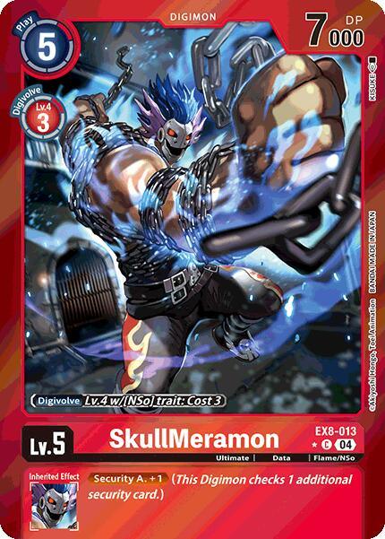 SkullMeramon [EX8-013] (Limited Foil) [Chain of Liberation] (ONLINE ORDER ONLY)