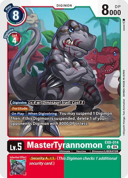 MasterTyrannomon [EX8-014] [Chain of Liberation] (ONLINE ORDER ONLY)