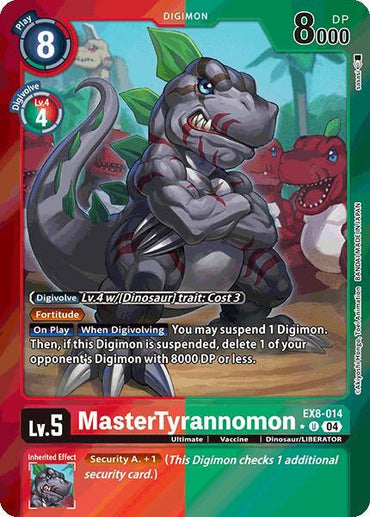 MasterTyrannomon [EX8-014] (Limited Foil) [Chain of Liberation] (ONLINE ORDER ONLY)