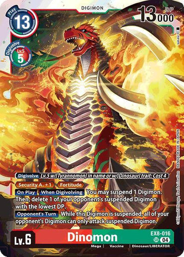 Dinomon [EX8-016] [Chain of Liberation] (ONLINE ORDER ONLY)