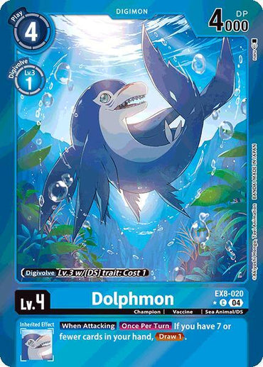 Dolphmon [EX8-020] (Limited Foil) [Chain of Liberation] (ONLINE ORDER ONLY)