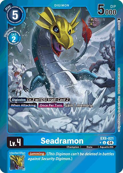 Seadramon [EX8-021] (Limited Foil) [Chain of Liberation] (ONLINE ORDER ONLY)