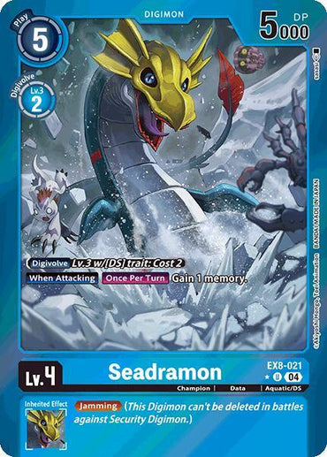 Seadramon [EX8-021] (Limited Foil) [Chain of Liberation] (ONLINE ORDER ONLY)