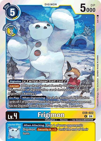Frigimon [EX8-022] [Chain of Liberation] (ONLINE ORDER ONLY)