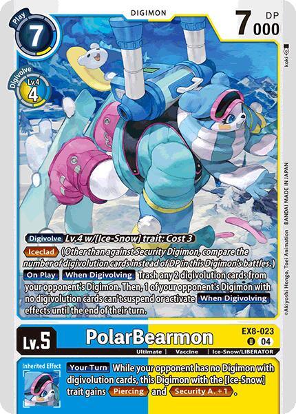 PolarBearmon [EX8-023] [Chain of Liberation] (ONLINE ORDER ONLY)
