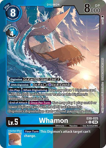 Whamon [EX8-025] (Limited Foil) [Chain of Liberation] (ONLINE ORDER ONLY)