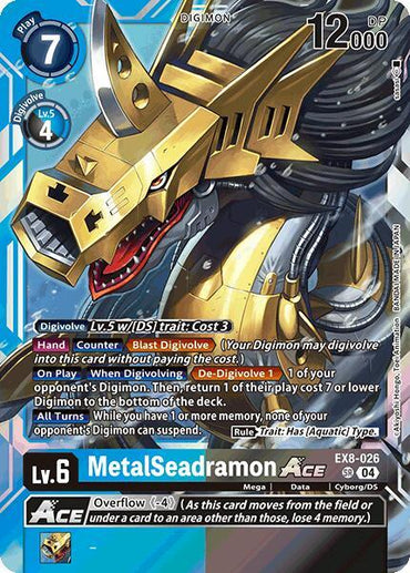 MetalSeadramon ACE [EX8-026] [Chain of Liberation] (ONLINE ORDER ONLY)