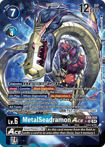 MetalSeadramon ACE [EX8-026] (Alternate Art) [Chain of Liberation] (ONLINE ORDER ONLY)