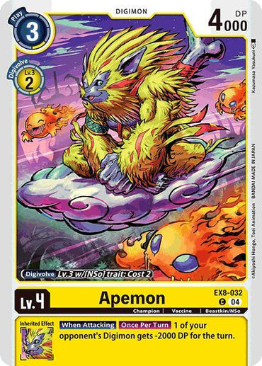 Apemon [EX8-032] [Chain of Liberation] (ONLINE ORDER ONLY)