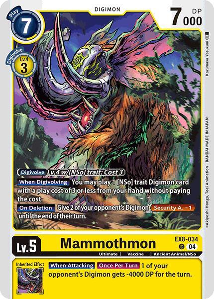 Mammothmon [EX8-034] [Chain of Liberation] (ONLINE ORDER ONLY)
