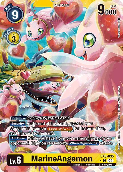 MarineAngemon [EX8-035] (Limited Foil) [Chain of Liberation] (ONLINE ORDER ONLY)