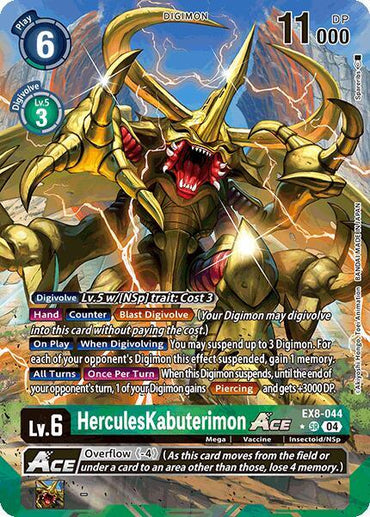 HerculesKabuterimon ACE [EX8-044] (Alternate Art) [Chain of Liberation] (ONLINE ORDER ONLY)