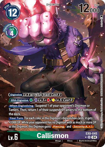 Callismon [EX8-045] (Alternate Art) [Chain of Liberation] (ONLINE ORDER ONLY)